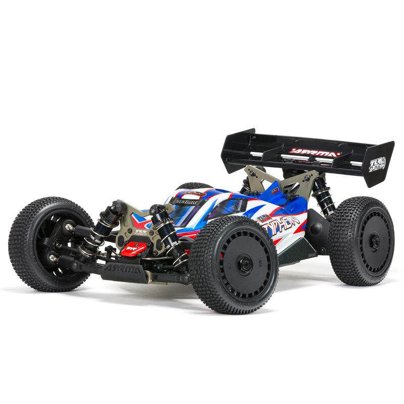 1/8 TYPHON 6S TLR Tuned 4X4 RTR Brushless Buggy, Red/Blue