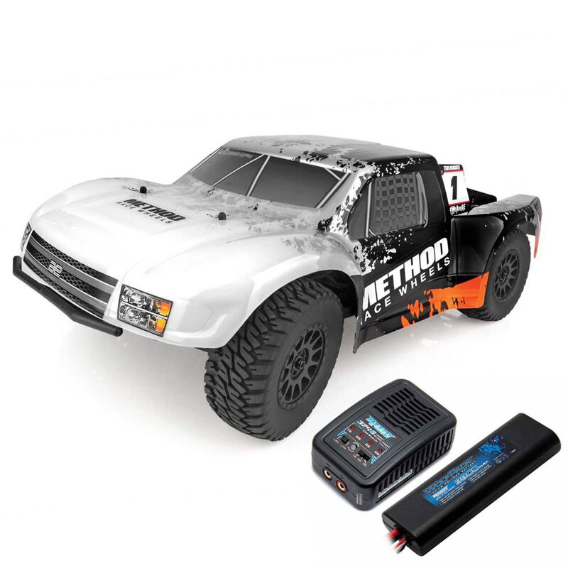 1/10 Pro2 SC10 2WD Short Course Truck RTR, Method Race Wheels, LiPo Combo