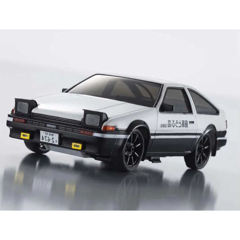 1/28 Initial D Toyota Sprinter Trueno AE86 2WD On-Road First Mini-Z RTR, White