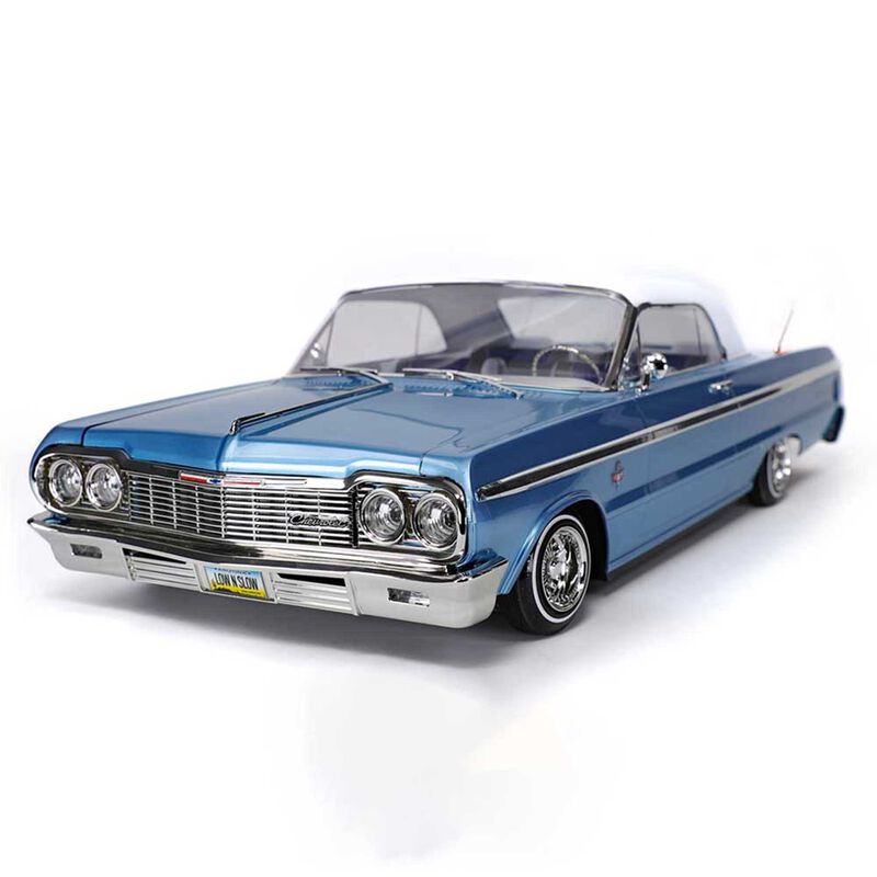 1/10 SixtyFour Chevrolet Impala Hopping Lowrider, Blue/White