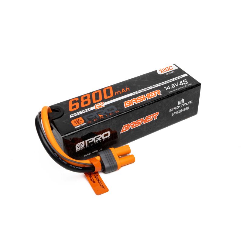 14.8V 6800mAh 4S 120C Smart G2 Pro Basher LiPo Battery: IC5